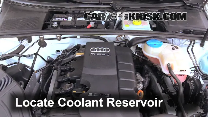 2006 Audi A4 Quattro 2.0L 4 Cyl. Turbo Refrigerante (anticongelante) Cambiar refrigerante